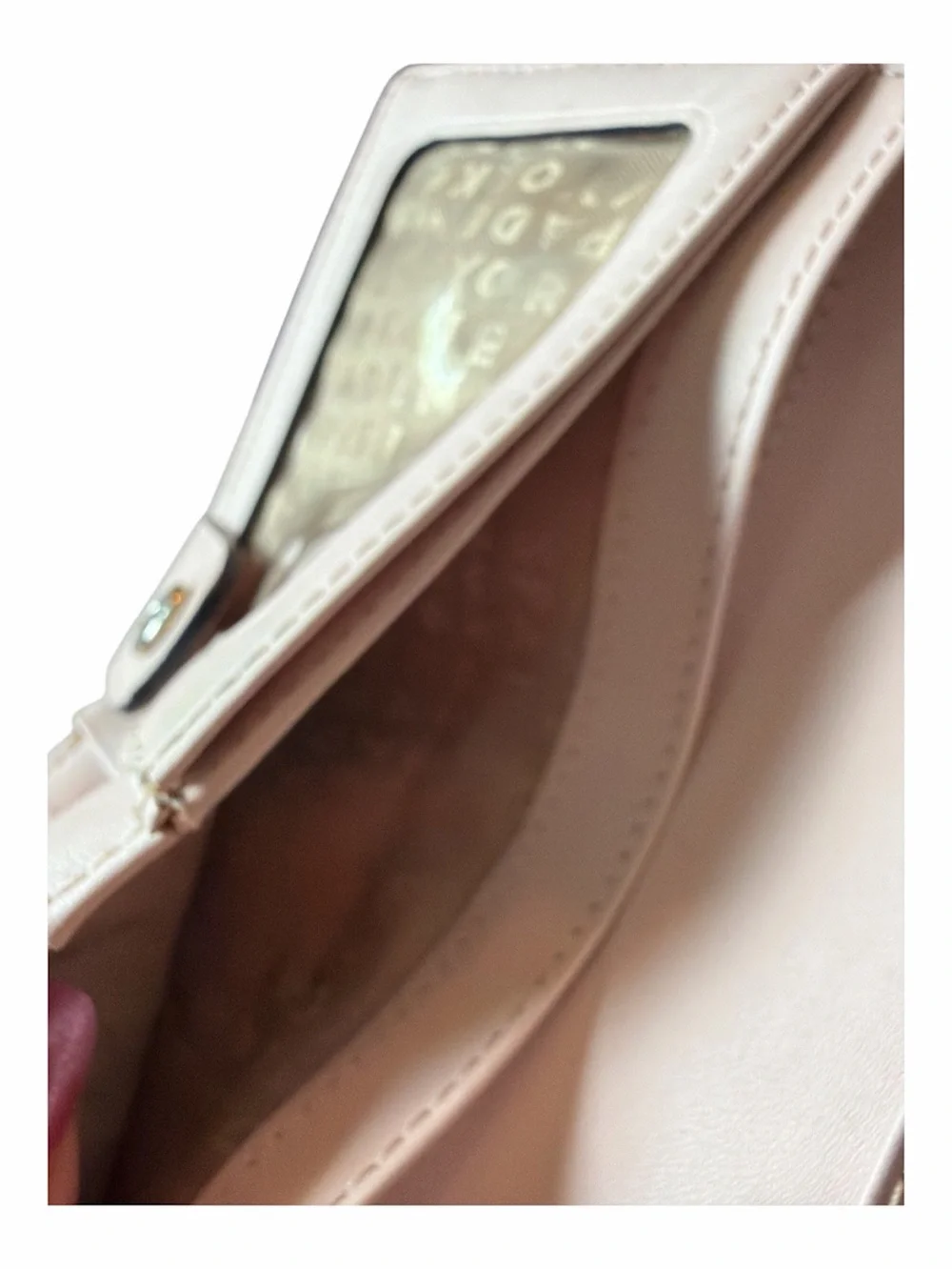 kate spade Pale Pink Bow Accent Continental Wallet